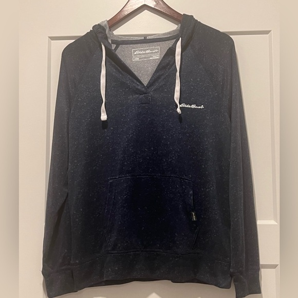 Eddie Bauer Navy Blue Hoodie - Picture 1 of 5